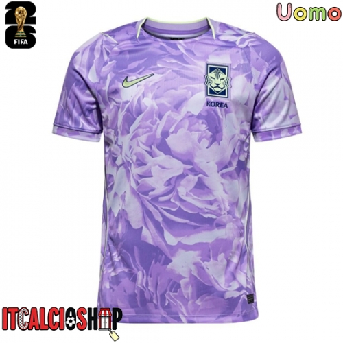 Repubblica di Corea Seconda Maglia Mondiali 2026 Manica Corta